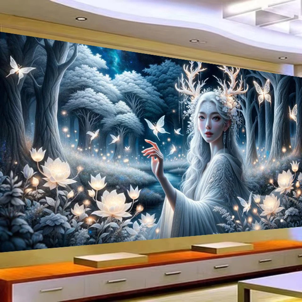 Леди с длинными белыми волосами, феей, драконом, сделай сам, 5D алмазная живопись, новинка 2025 года, фантазийная женщина, полная мозаика, алмазная вышивка, большой размер
Леди с длинными белыми волосами, феей, драконом, сделай сам, 5D алмазная живопись, новинка 2025 года, фантазийная женщина, полная мозаика, алмазная вышивка, большой размер