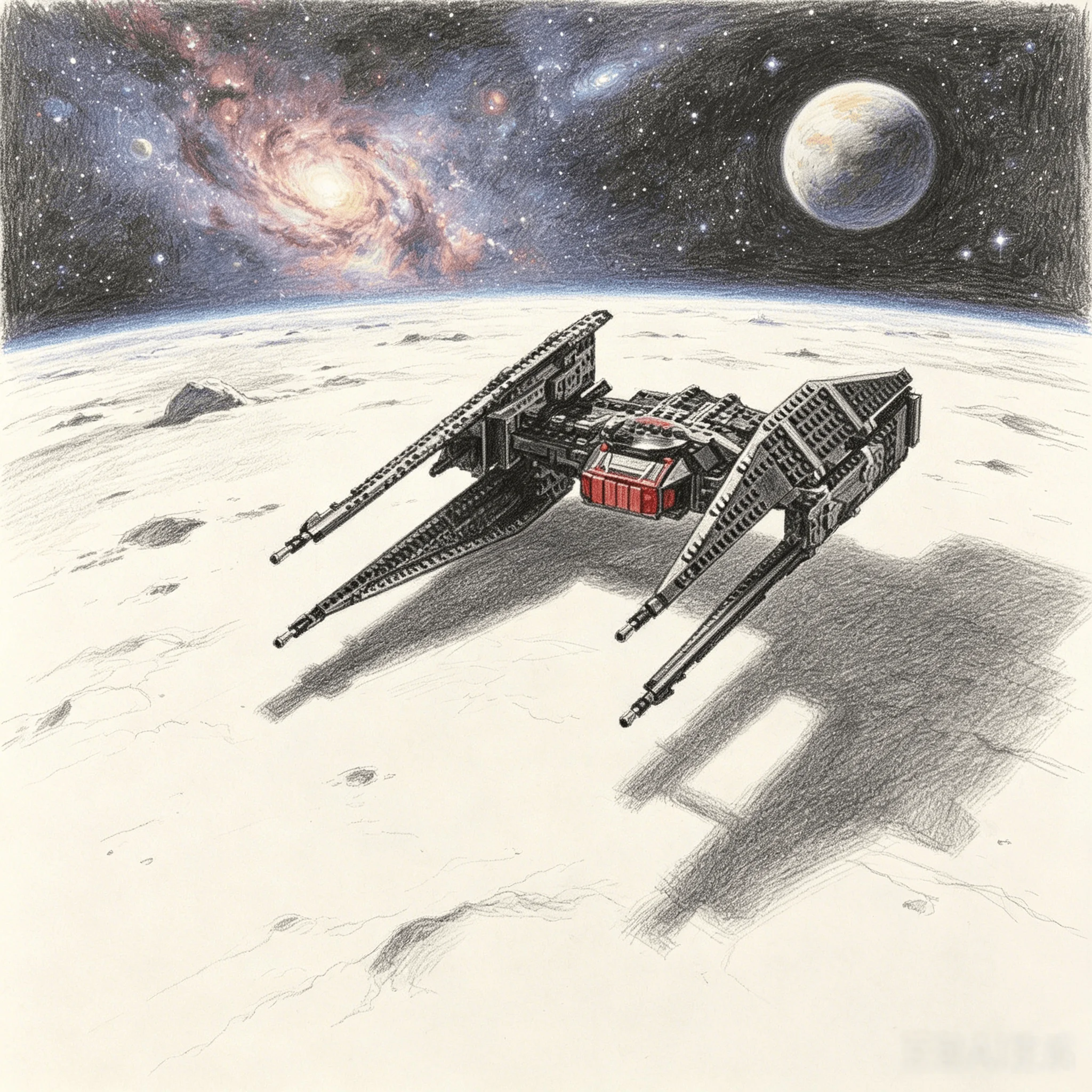 630PCS MOC Star fighter Transport Black Ship model DIY creative ideas Toy Assembly Puzzle birthday Christmas Gift
630PCS MOC Star fighter Transport Black Ship model DIY creative ideas Toy Assembly Puzzle birthday Christmas Gift