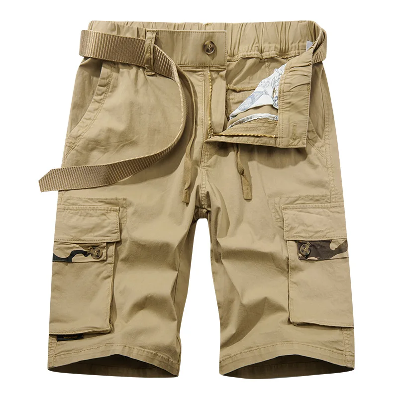 New Summer Men's Cotton Cargo Shorts Fashion Multi Pockets Loose Casual Shorts Men Patchwork Jogger Knee Length Pants No Belt
New Summer Men's Cotton Cargo Shorts Fashion Multi Pockets Loose Casual Shorts Men Patchwork Jogger Knee Length Pants No Belt