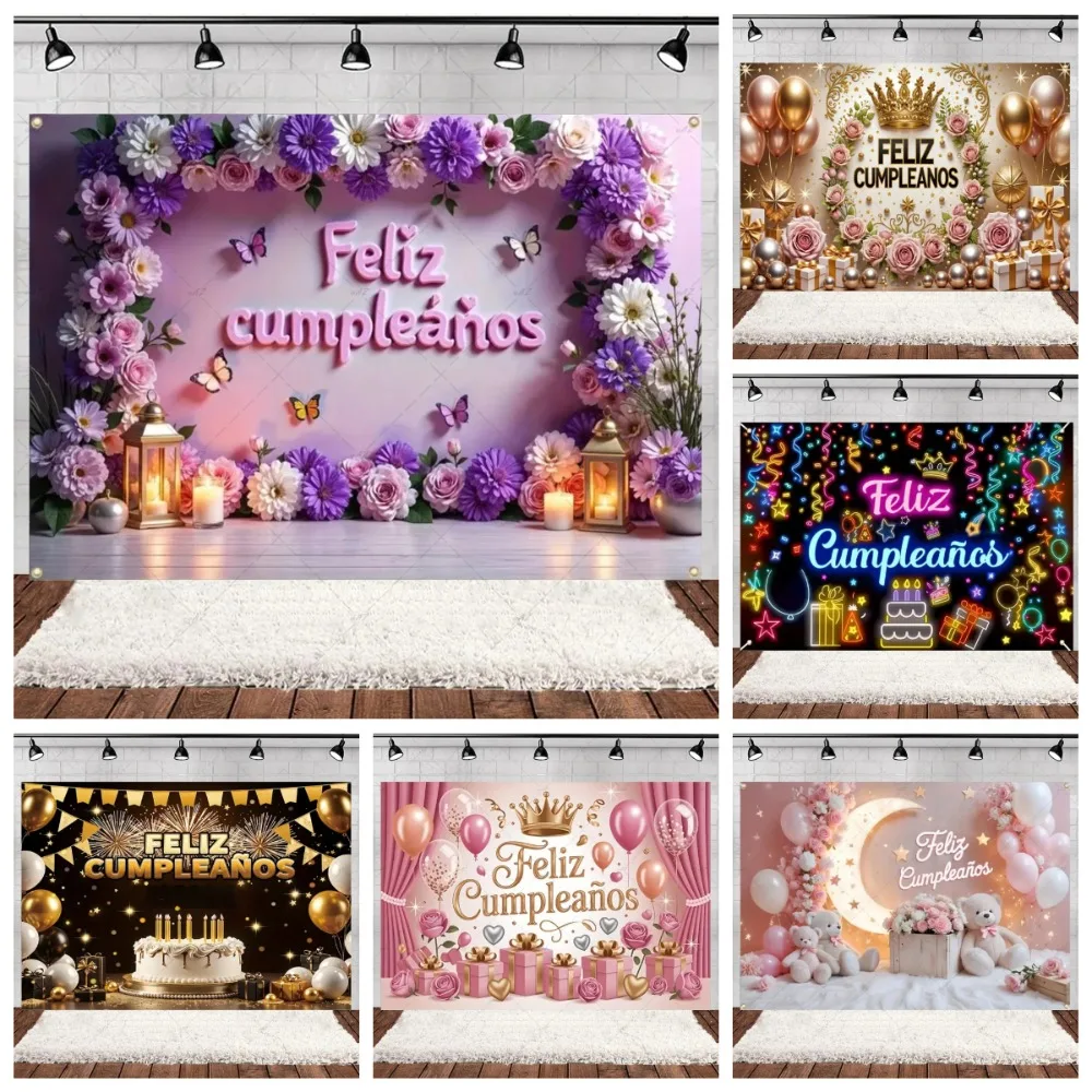 Spanish Pink Crown Golden Balloon Flower Theme Banner Backdrop, Children's Adult Birthday Party Decoration Photography Backdrop
Spanish Pink Crown Golden Balloon Flower Theme Banner Backdrop, Children's Adult Birthday Party Decoration Photography Backdrop