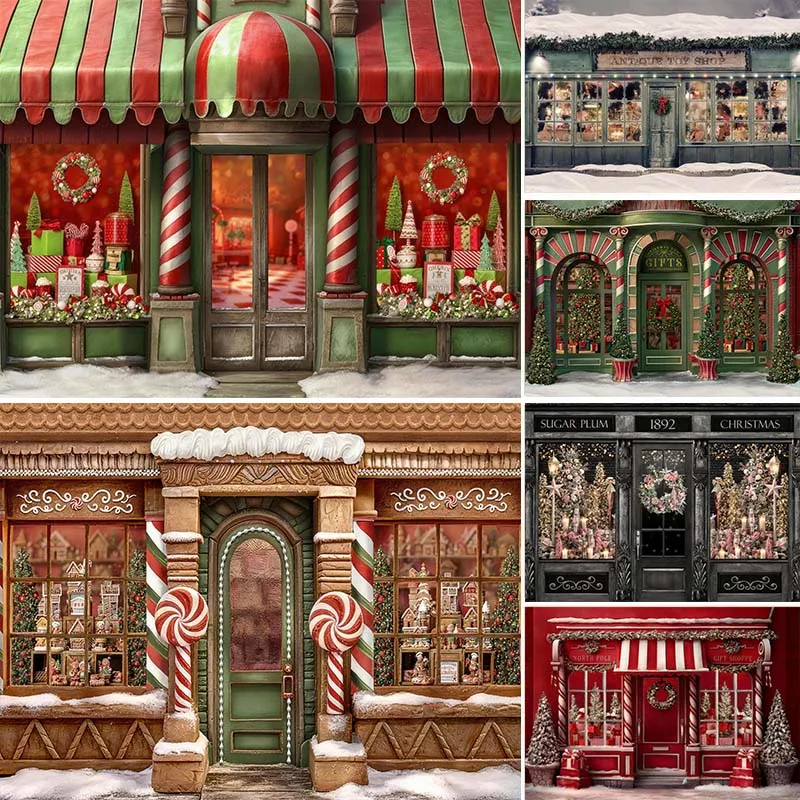 LS Photography Backdrop Christmas Gift Shop Snow Decoration Children's Xmas Holiday Portrait Backgrounds For Photographs
LS Photography Backdrop Christmas Gift Shop Snow Decoration Children's Xmas Holiday Portrait Backgrounds For Photographs