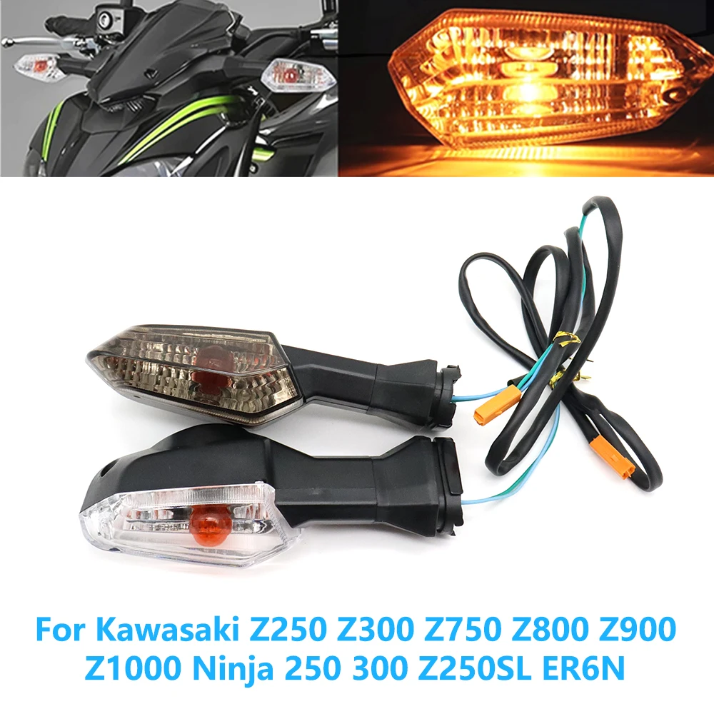 Motorcycle Front Rear Turn Signals Light Indicators For Kawasaki Z250 Z300 Z750 Z800 Z900 Z1000 Ninja 250 300 Z250SL ER6N
Motorcycle Front Rear Turn Signals Light Indicators For Kawasaki Z250 Z300 Z750 Z800 Z900 Z1000 Ninja 250 300 Z250SL ER6N