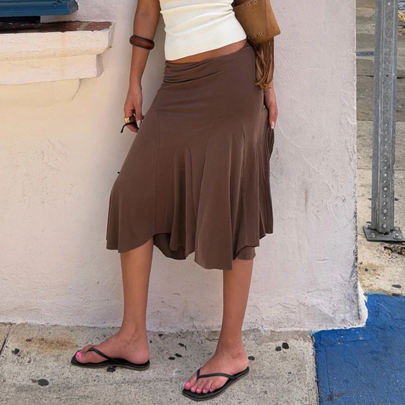Typhaland Retro Irregular Skirt Women Stylish Slim Solid High-Waisted Skirt 2026 Summer New Female Fashion Hot Girl Long Skirt
Typhaland Retro Irregular Skirt Women Stylish Slim Solid High-Waisted Skirt 2026 Summer New Female Fashion Hot Girl Long Skirt