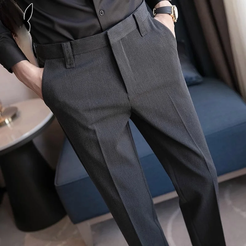 Men's Slim Fit Casual Pants Spring Trendy Nine-Piece Busin Casual Long Pants Youthful Vitali Sle Anti-Wrinkle
Men's Slim Fit Casual Pants Spring Trendy Nine-Piece Busin Casual Long Pants Youthful Vitali Sle Anti-Wrinkle