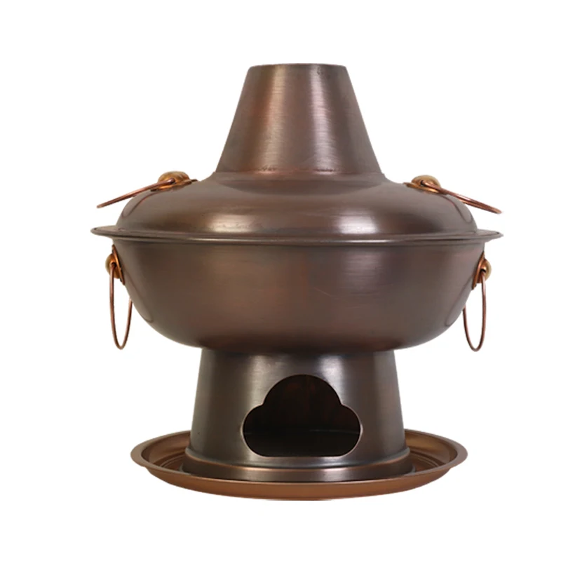 Copper hot pot pure copper thickened mandarin duck pot antique old-fashioned Beijing mutton-shabu special charcoal fire boiler
Copper hot pot pure copper thickened mandarin duck pot antique old-fashioned Beijing mutton-shabu special charcoal fire boiler