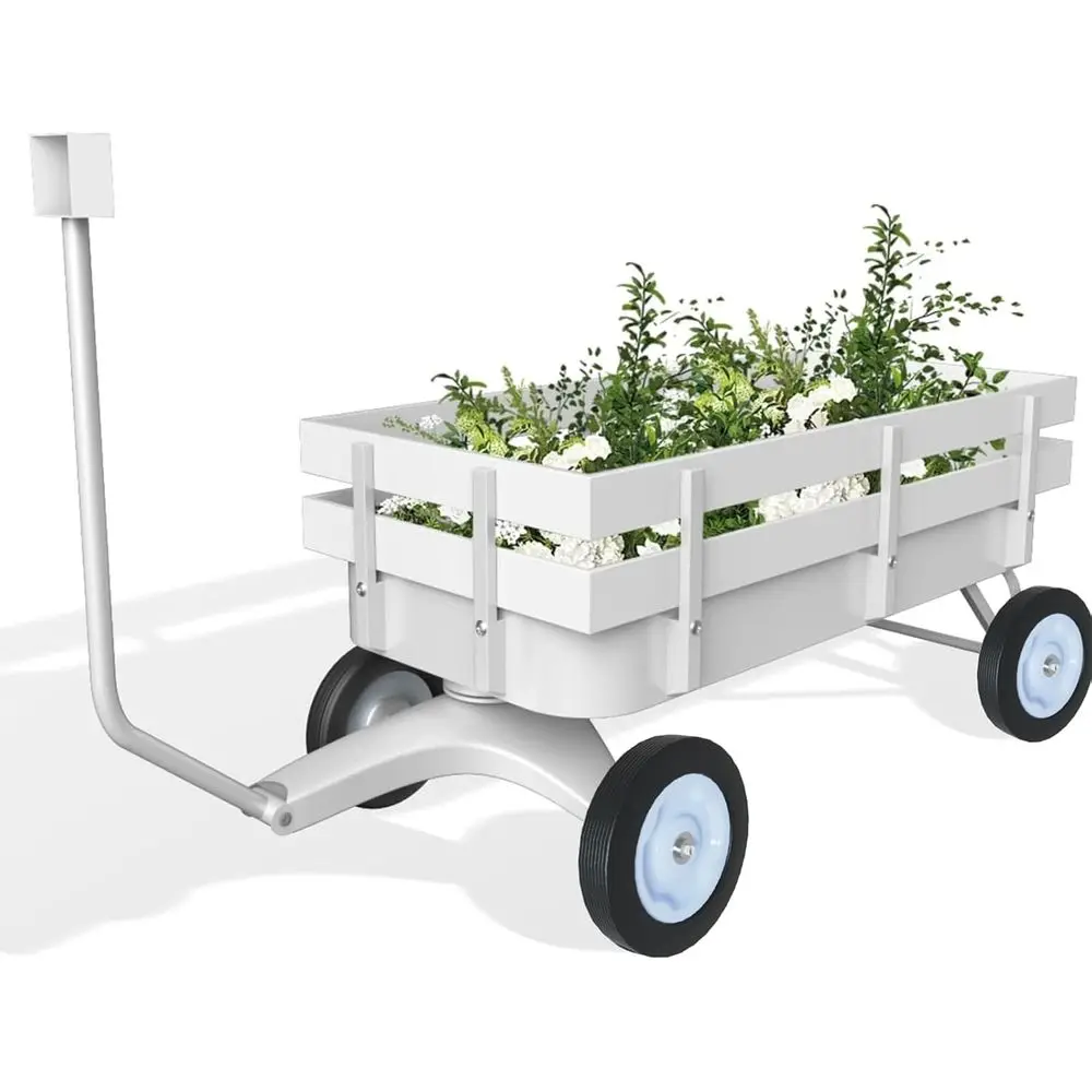 Белая компактная универсальная тележка с отсоединяемыми деревянными бортами для мероприятий на открытом воздухе
Белая компактная универсальная тележка с отсоединяемыми деревянными бортами для мероприятий на открытом воздухе
