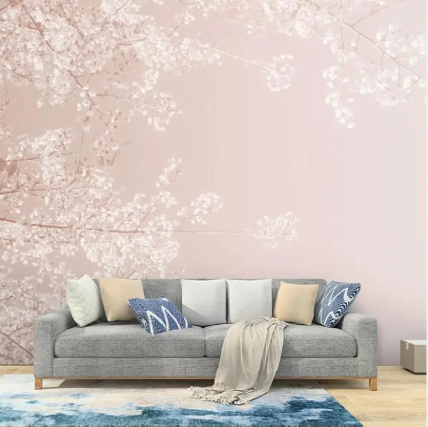 Customized Wallpaper Cherry Blossom Rose Premium Mural Living Room Sofa TV Background Wall Decorative Bamboo Lotus Wallpaper
Customized Wallpaper Cherry Blossom Rose Premium Mural Living Room Sofa TV Background Wall Decorative Bamboo Lotus Wallpaper