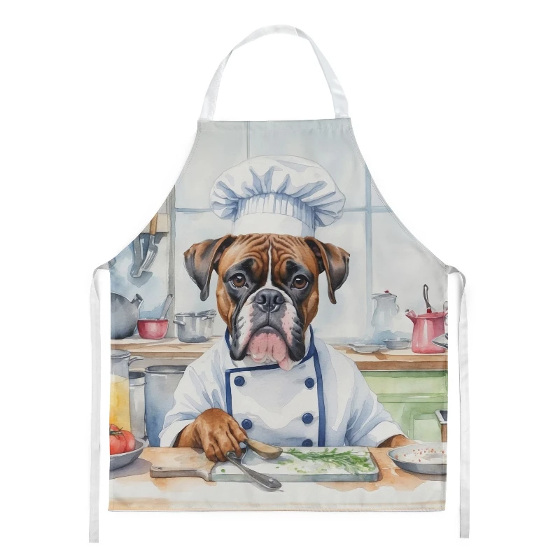 Boxer Dog Chef Apron - Unisex Cooking Server Apron Suitable for Baking Craft Gardening Restaurant & Kitchen Durable Stylish
Boxer Dog Chef Apron - Unisex Cooking Server Apron Suitable for Baking Craft Gardening Restaurant & Kitchen Durable Stylish