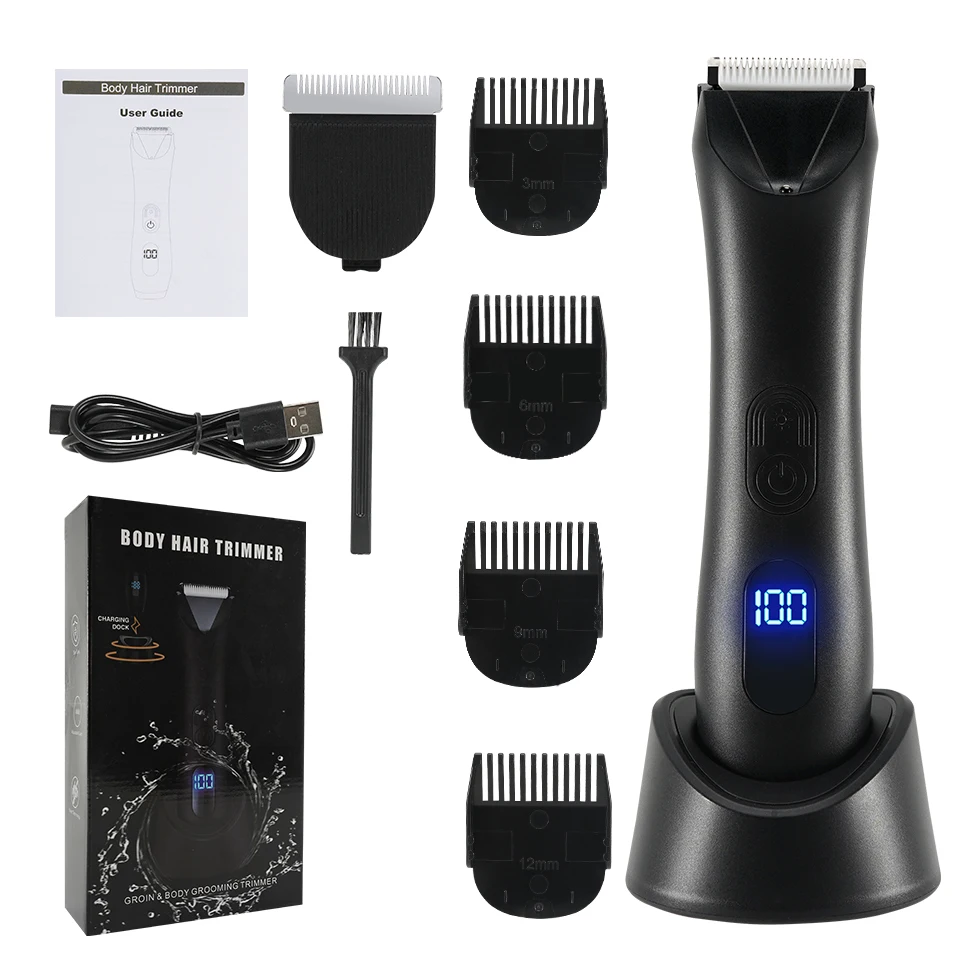 Electric Body Pubic Hair Trimmer Replaceable Ceramic Blade IPX7 Waterproof Wet/Dry Armpit Body Hair Ultimate Hygiene Razor
Electric Body Pubic Hair Trimmer Replaceable Ceramic Blade IPX7 Waterproof Wet/Dry Armpit Body Hair Ultimate Hygiene Razor