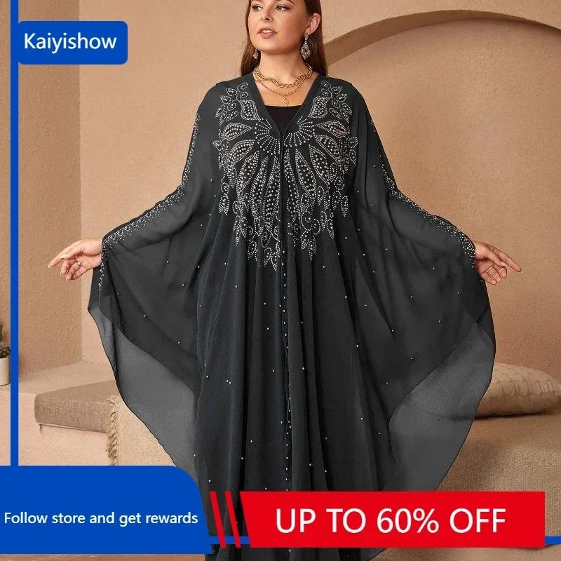 Chic and Elegant Woman Dress Plus Size African Dresses for Women African Long Sleeve V-neck Black Blue Abaya African Clothing
Chic and Elegant Woman Dress Plus Size African Dresses for Women African Long Sleeve V-neck Black Blue Abaya African Clothing