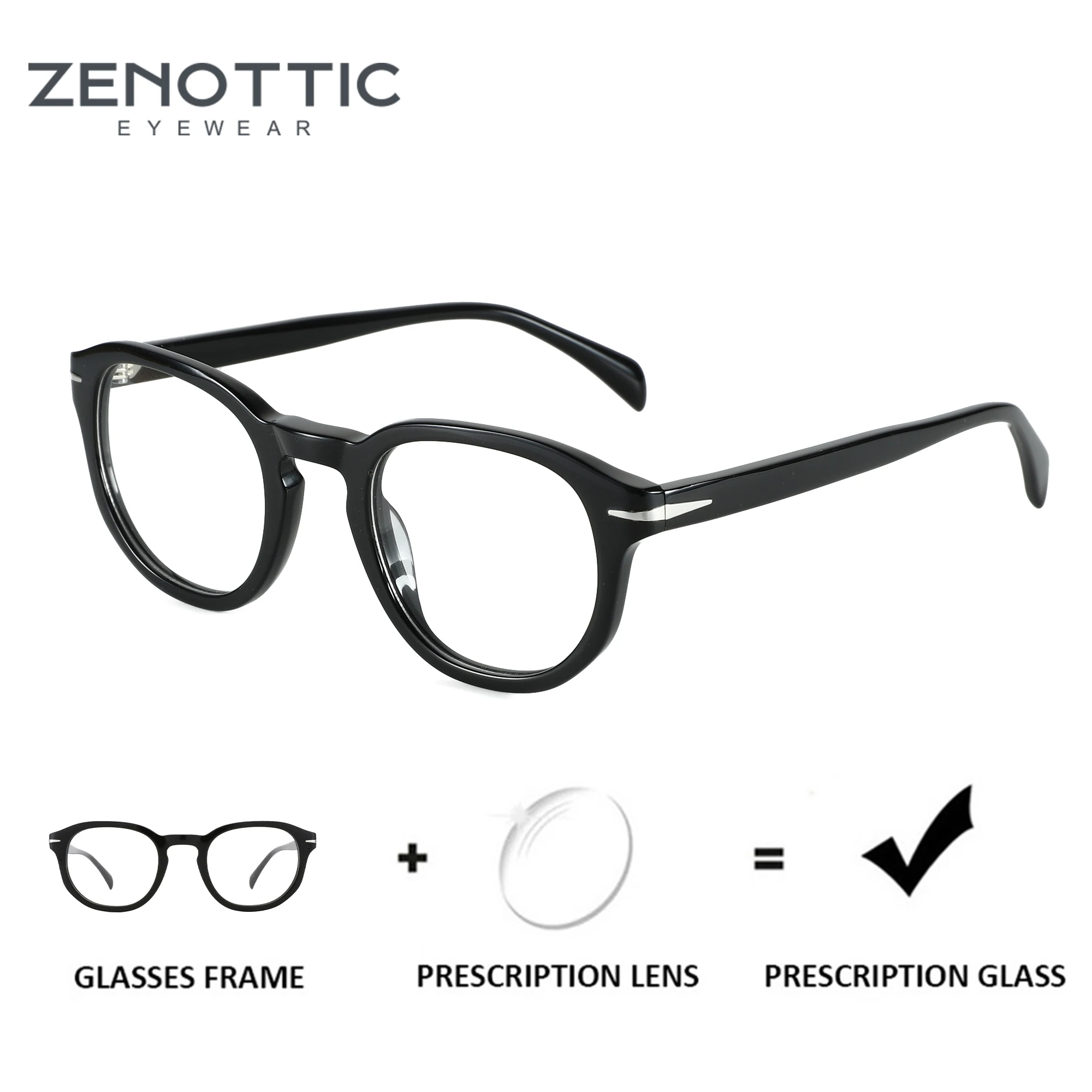 ZENOTTIC Trend Acetate Square Prescription Glasses Round Anti Blue Light/Photochromic Eyewear Myopia Optical Eyeglasses
ZENOTTIC Trend Acetate Square Prescription Glasses Round Anti Blue Light/Photochromic Eyewear Myopia Optical Eyeglasses