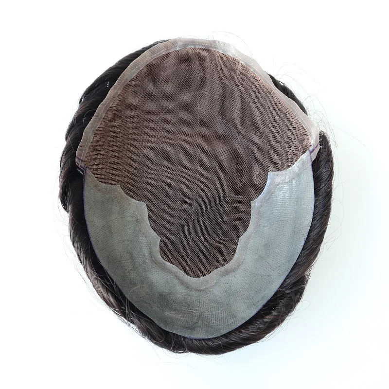 Toupee For Men Lace & PU Base Human Hair System Unit Toupee Wig For Men Durable Male Hair Prosthesis Men's Wigs
Toupee For Men Lace & PU Base Human Hair System Unit Toupee Wig For Men Durable Male Hair Prosthesis Men's Wigs