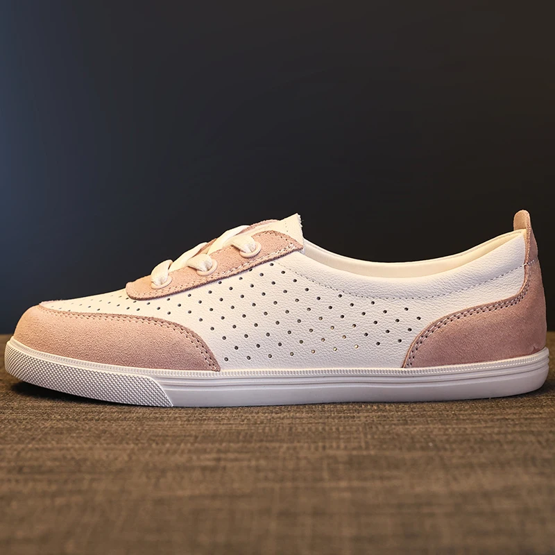 Plus Size Women Low Top Genuine Leather Flat Sneakers Non Slip Lightweight Walking Casual Shoes
Plus Size Women Low Top Genuine Leather Flat Sneakers Non Slip Lightweight Walking Casual Shoes