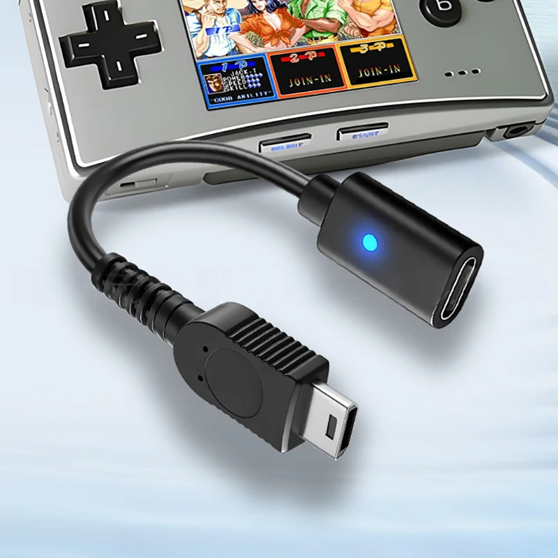 for GBM Charging Cable USB C Male to GBM Convert Cable Adapter for Nintendo Game Boy Micro Power Supply Cord with Instruct Light
for GBM Charging Cable USB C Male to GBM Convert Cable Adapter for Nintendo Game Boy Micro Power Supply Cord with Instruct Light