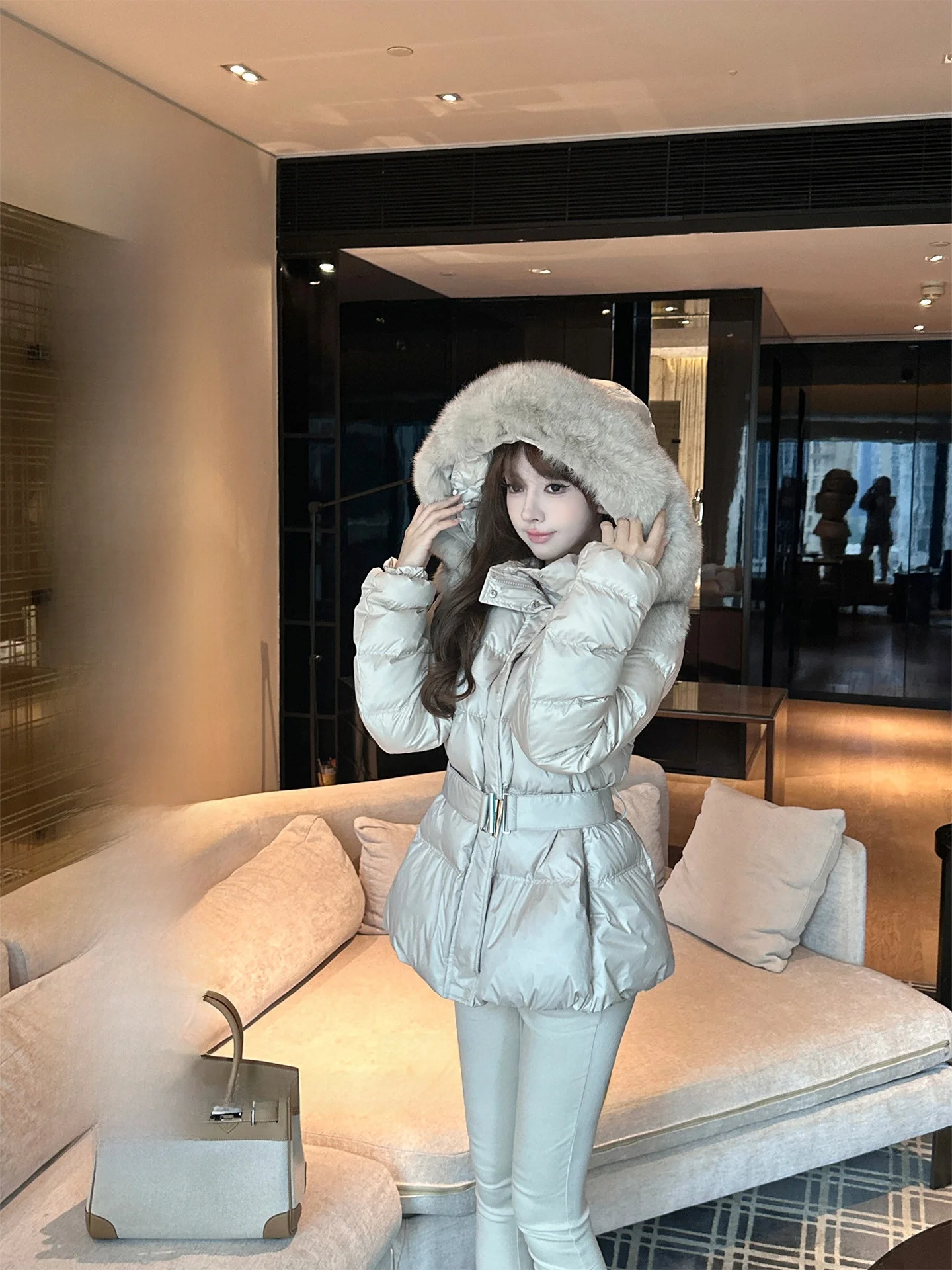 Roselyn Women's down Jaet Fur Collar Waist-Cinching Tee-Color Warm Autumn Winter Outerwear Casual Sle Zipper Closure
Roselyn Women's down Jaet Fur Collar Waist-Cinching Tee-Color Warm Autumn Winter Outerwear Casual Sle Zipper Closure