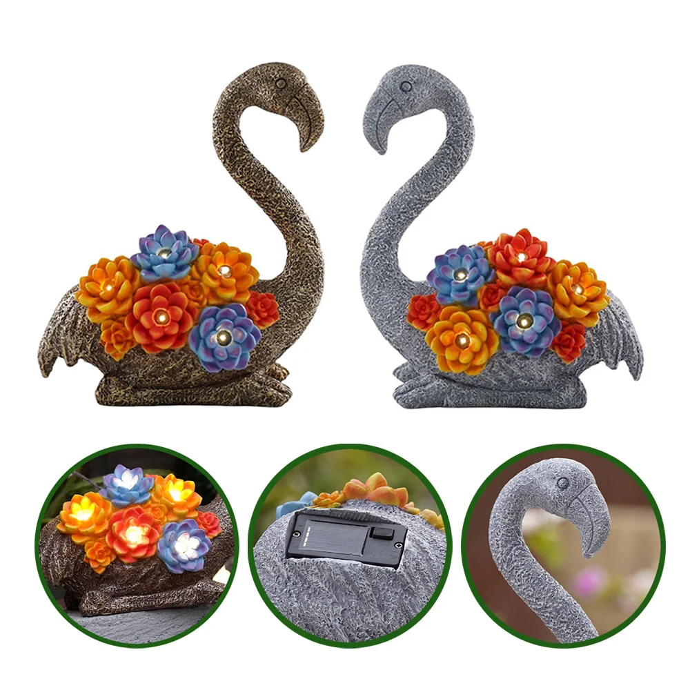 Outdoor Solar Decorative Lights Creative Flamingo Sculpture Ornament Garden Patio Ambient Lights
Outdoor Solar Decorative Lights Creative Flamingo Sculpture Ornament Garden Patio Ambient Lights