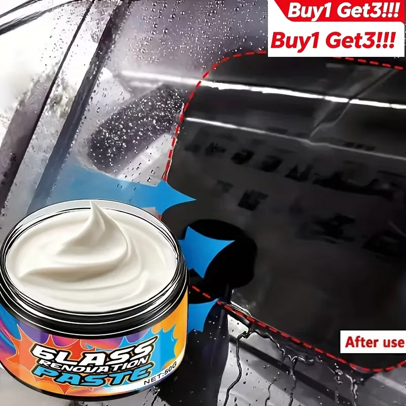 Car Glass Polishing Paste, Windshield and Rearview Mirror Refurbishing Agent, Removes Fine Scratches To Make The Glass Clearer
Car Glass Polishing Paste, Windshield and Rearview Mirror Refurbishing Agent, Removes Fine Scratches To Make The Glass Clearer