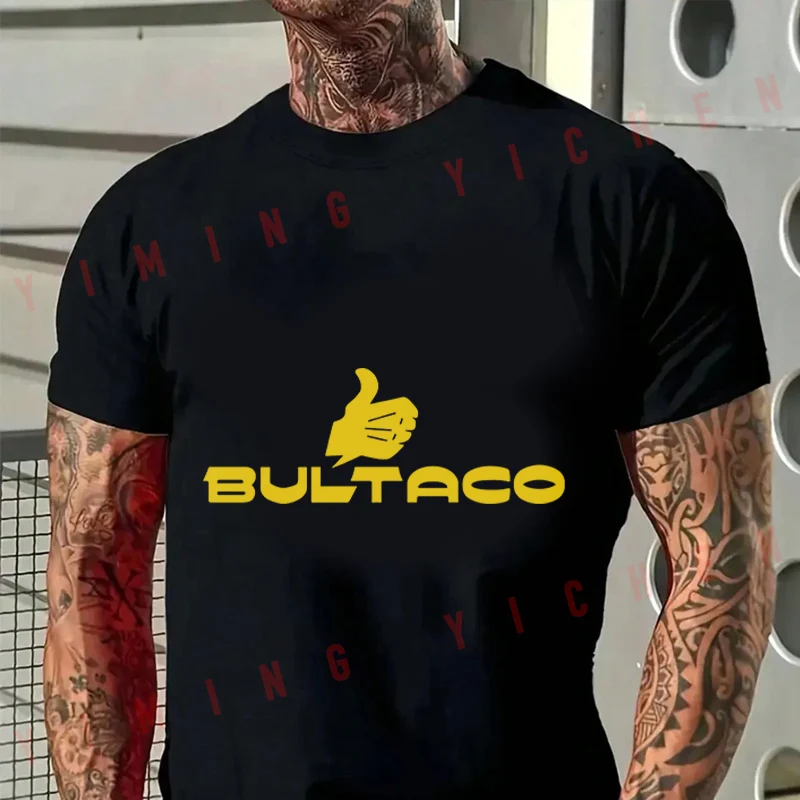 Motorcycle Bultaco Pattern T-Shirt Motorrad Fans New Fashion Summer Cotton Men Short Sleeve O-Neck Tees
Motorcycle Bultaco Pattern T-Shirt Motorrad Fans New Fashion Summer Cotton Men Short Sleeve O-Neck Tees