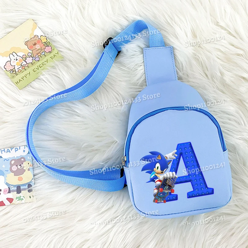 Soniced Boy Shoulder Bag Cute Letters A-Z Anime Printed PU Leather Chest Pack Kids Street Decorate Crossbody Bag Kawaii Gift Hot
Soniced Boy Shoulder Bag Cute Letters A-Z Anime Printed PU Leather Chest Pack Kids Street Decorate Crossbody Bag Kawaii Gift Hot