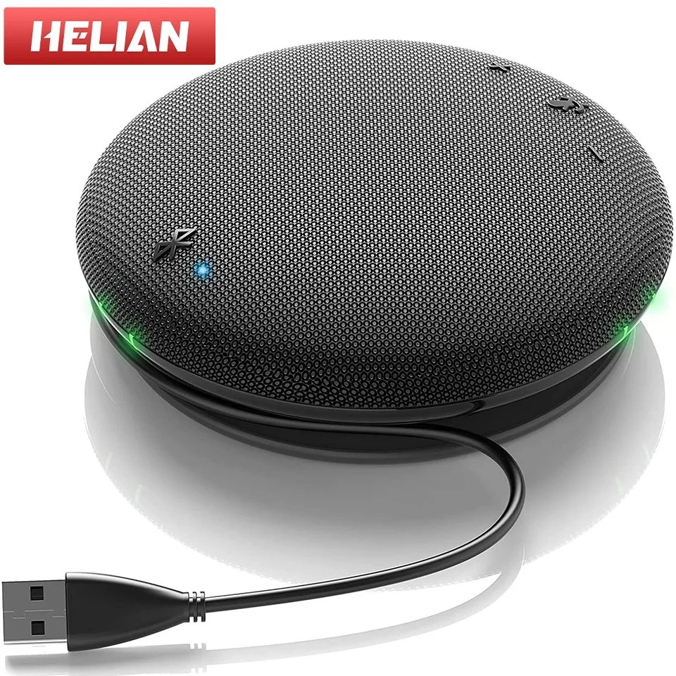 Bluetooth Wireless Conference Microphone 360-Degree Voice Pickup & Noise Canceling Conference Room Omnidirectional Microphone
Bluetooth Wireless Conference Microphone 360-Degree Voice Pickup & Noise Canceling Conference Room Omnidirectional Microphone