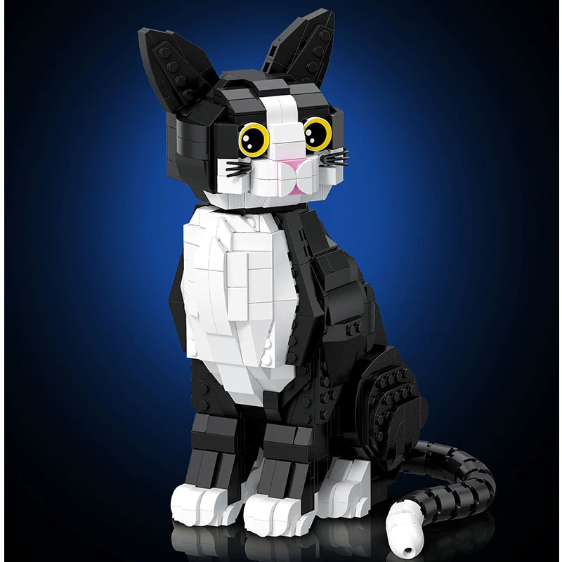 Cute Tailcoat Cat Bricks Model Mini Size Building Blocks Educational Animals Pet Toys Gifts For Kids Adults Decoration
Cute Tailcoat Cat Bricks Model Mini Size Building Blocks Educational Animals Pet Toys Gifts For Kids Adults Decoration