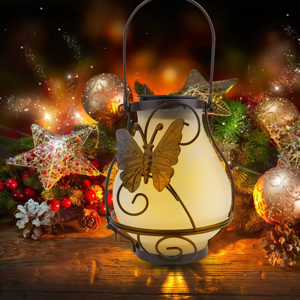 Solar Lantern Metal Glass Hanging Solar Light For Outdoor Garden Yard Courtyard Waterproof Landscape Lamp Decor Night
Solar Lantern Metal Glass Hanging Solar Light For Outdoor Garden Yard Courtyard Waterproof Landscape Lamp Decor Night