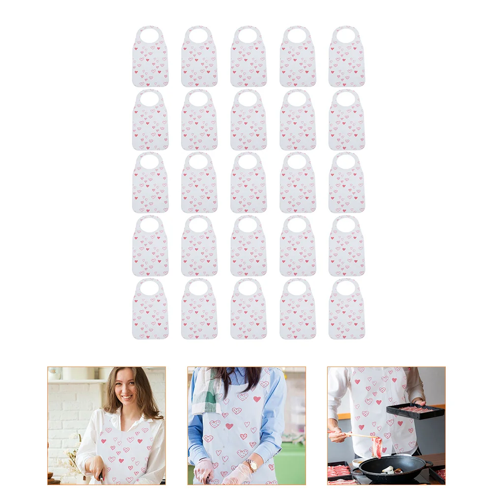 25 Pcs Non-woven Bib Adult Bibs Bbq Food Barbecue Disposable for Eating Fabric Baby
25 Pcs Non-woven Bib Adult Bibs Bbq Food Barbecue Disposable for Eating Fabric Baby