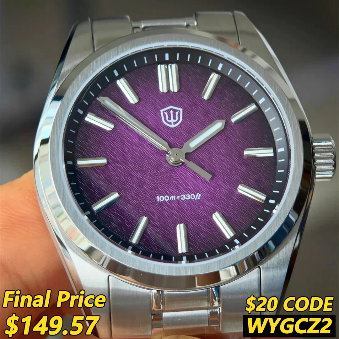 Watchdives WD0003 Aventurine Dial Watch VH31 Quartz Movement Sapphire Crystal BGW9 Luminous 100m Waterproof 36mm Vintage Watch
Watchdives WD0003 Aventurine Dial Watch VH31 Quartz Movement Sapphire Crystal BGW9 Luminous 100m Waterproof 36mm Vintage Watch