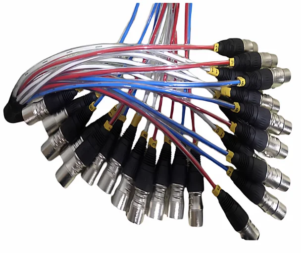 3 Pin XLR 2 4 6 8 12 16 Multi-ways Channel Professional Multi-Media Cable Male To Female Balanced Audio Extension Cord
3 Pin XLR 2 4 6 8 12 16 Multi-ways Channel Professional Multi-Media Cable Male To Female Balanced Audio Extension Cord