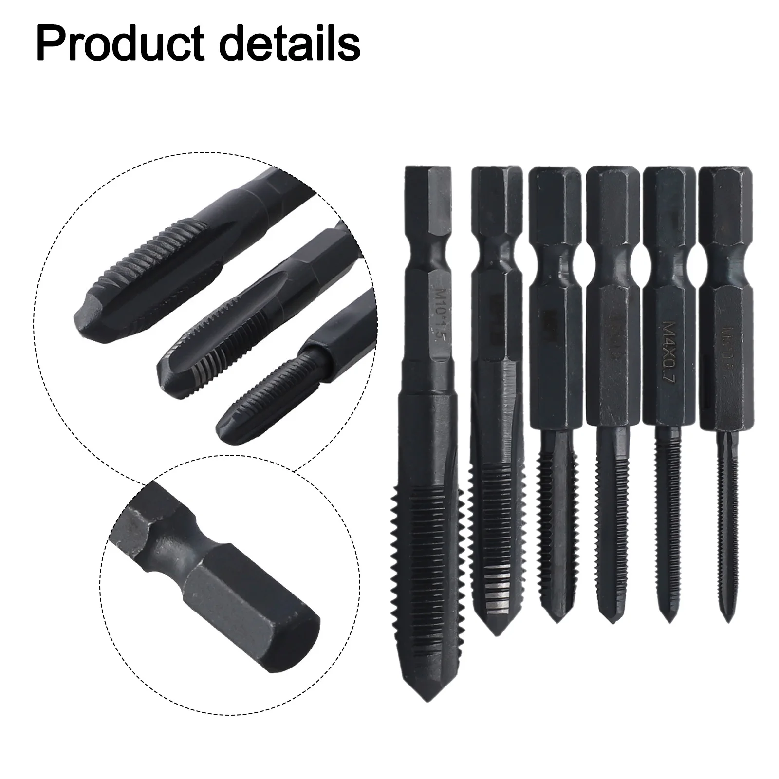 For DIY Projects M10 HSS Metric Tap Metalworking Taps Aluminum And Tin Alloy Chip Clearing Process M3-M10 Sizes
For DIY Projects M10 HSS Metric Tap Metalworking Taps Aluminum And Tin Alloy Chip Clearing Process M3-M10 Sizes