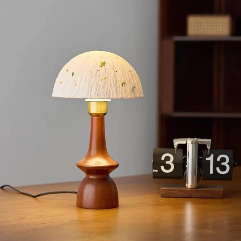 Solid wood French medieval lamp retro mushroom new living room bedroom desktop ornament gift atmosphere bedside lamp
Solid wood French medieval lamp retro mushroom new living room bedroom desktop ornament gift atmosphere bedside lamp