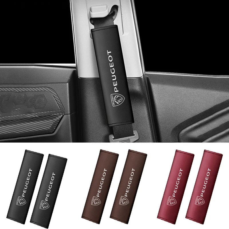 2PCS Leather Car Seat Belt Cover Shoulder Pad Breathable Suitable for Peugeot GTline Rifter 301 307 406 508 2008 4008 Auto Parts
2PCS Leather Car Seat Belt Cover Shoulder Pad Breathable Suitable for Peugeot GTline Rifter 301 307 406 508 2008 4008 Auto Parts