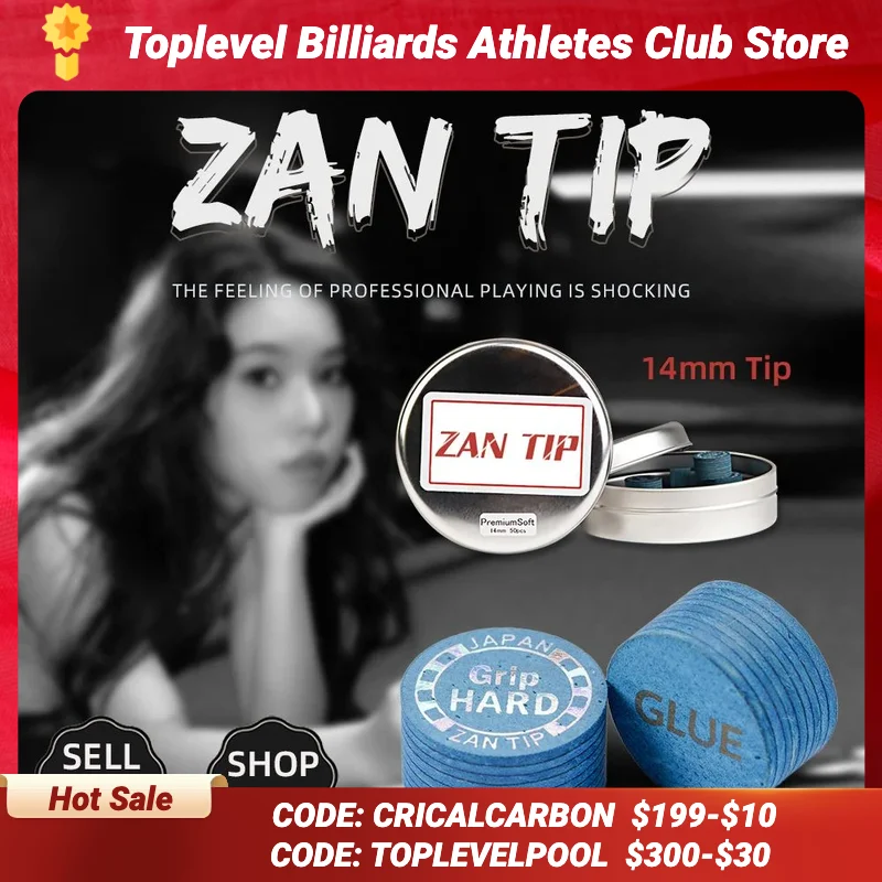 Zan Tip Premium 14mm Pool Cue Tips Super Zan Tip Standard Professional Billiard Cue & Pool Cue Stick Tips Billiard Accessories
Zan Tip Premium 14mm Pool Cue Tips Super Zan Tip Standard Professional Billiard Cue & Pool Cue Stick Tips Billiard Accessories