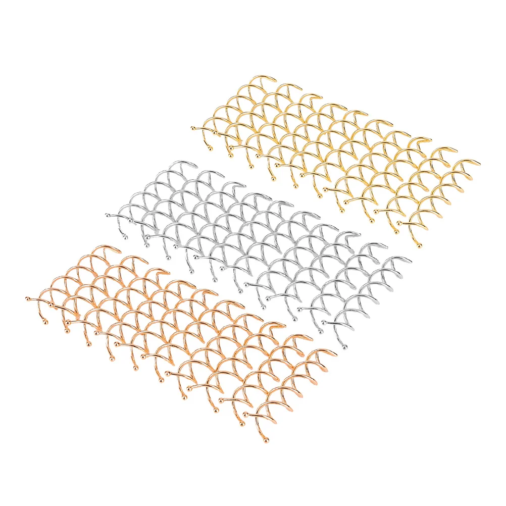 30pcs Spiral Hairpins Durable Alloy Metal Scratch-Free Swirl Twists Hair Clips For Bun Prom Wedding School Use Spiral Bobby Pin
30pcs Spiral Hairpins Durable Alloy Metal Scratch-Free Swirl Twists Hair Clips For Bun Prom Wedding School Use Spiral Bobby Pin