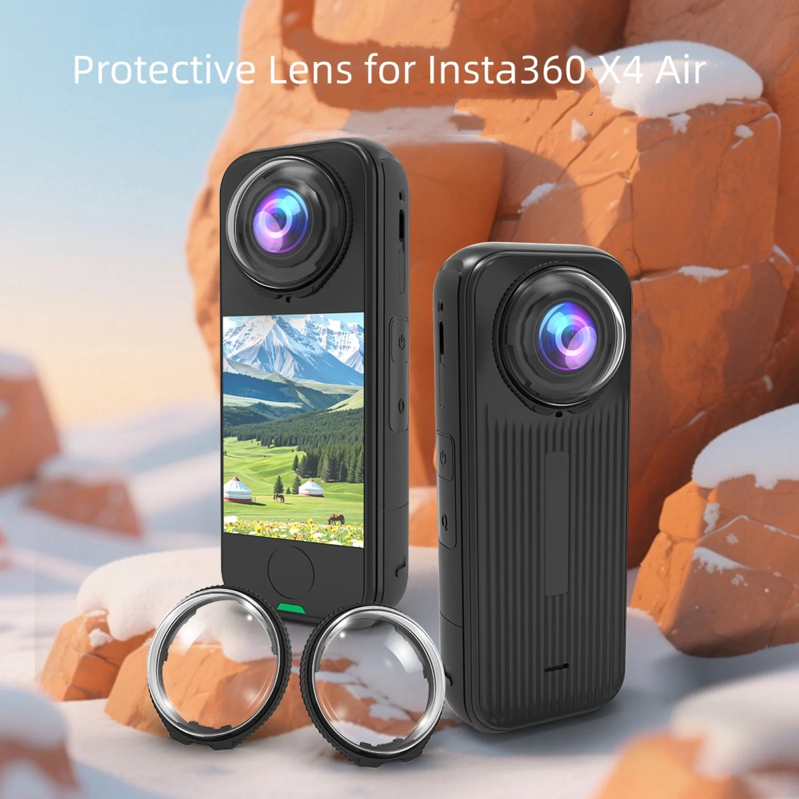 Protective Lens for Insta360 x4 Air Camera Camera Protection Accessories
Protective Lens for Insta360 x4 Air Camera Camera Protection Accessories