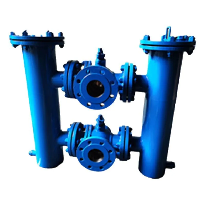 Stainless steel high pressure resistant, double basket filter, fully automatic parallel switching 
Stainless steel high pressure resistant, double basket filter, fully automatic parallel switching