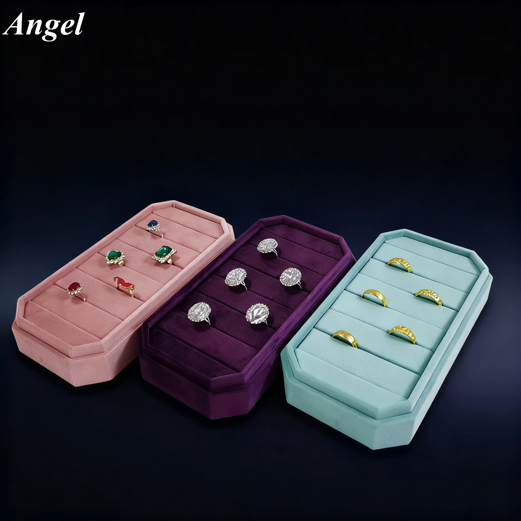 Бархатный держатель для колец для ювелирных изделий, лоток с крышкой, контейнер для хранения колец, подставка для комодов, столов, шкафов, ящик для женщин и девочек
Бархатный держатель для колец для ювелирных изделий, лоток с крышкой, контейнер для хранения колец, подставка для комодов, столов, шкафов, ящик для женщин и девочек