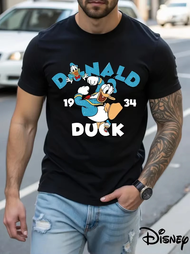 Мужская винтажная футболка с изображением Дональда Дака Диснея, ретро 1974, летние хлопковые женские топы, футболки, уличная одежда для пар, унисекс, одежда больших размеров
Мужская винтажная футболка с изображением Дональда Дака Диснея, ретро 1974, летние хлопковые женские топы, футболки, уличная одежда для пар, унисекс, одежда больших размеров
