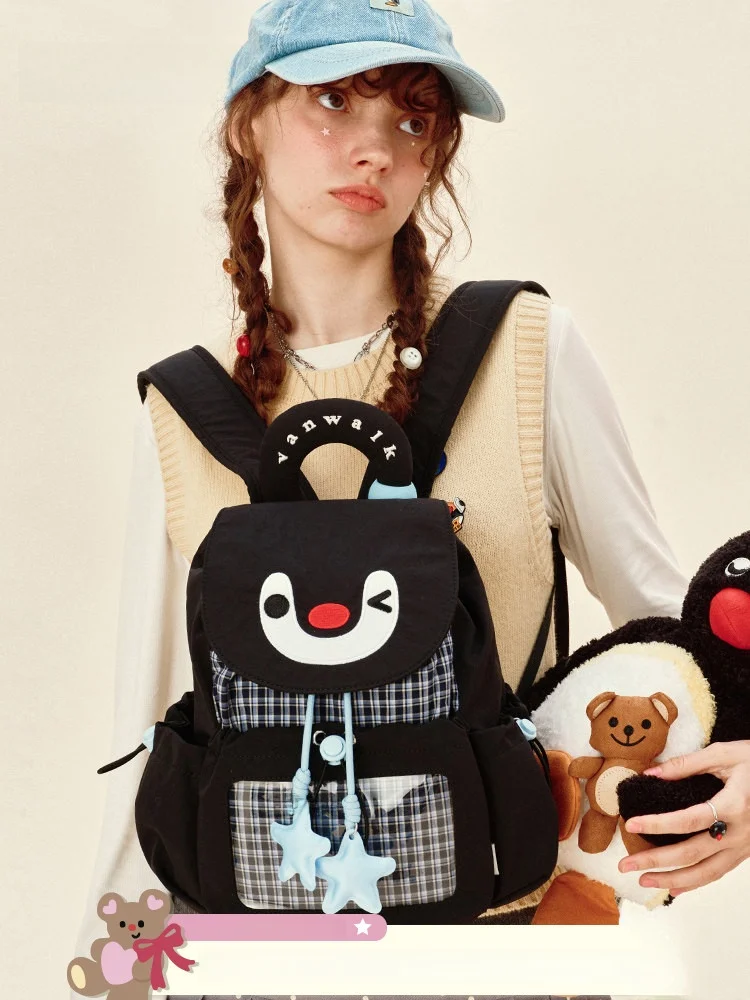 VANWALK Penguin дорожная двойная сумка через плечо женская маленькая сумка для еды Quanti Dstring Jl дорожная школьная сумка
VANWALK Penguin дорожная двойная сумка через плечо женская маленькая сумка для еды Quanti Dstring Jl дорожная школьная сумка