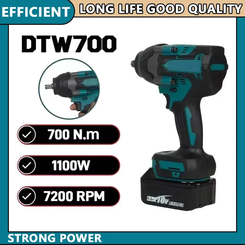 Fit Makita High Torque Impact Wrench Electric Wrench DTW700 Brushless Multi Functional Rechargeable Lithium Battery Auto Repair
Fit Makita High Torque Impact Wrench Electric Wrench DTW700 Brushless Multi Functional Rechargeable Lithium Battery Auto Repair