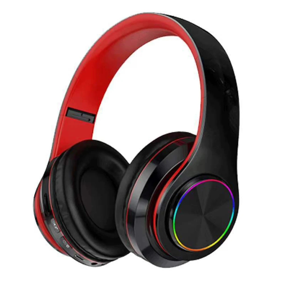 B39 Wireless Headphones Foldable Sports Headset With Colorful Lights Illuminated Stereo Plug-In Card Games Earphones
B39 Wireless Headphones Foldable Sports Headset With Colorful Lights Illuminated Stereo Plug-In Card Games Earphones