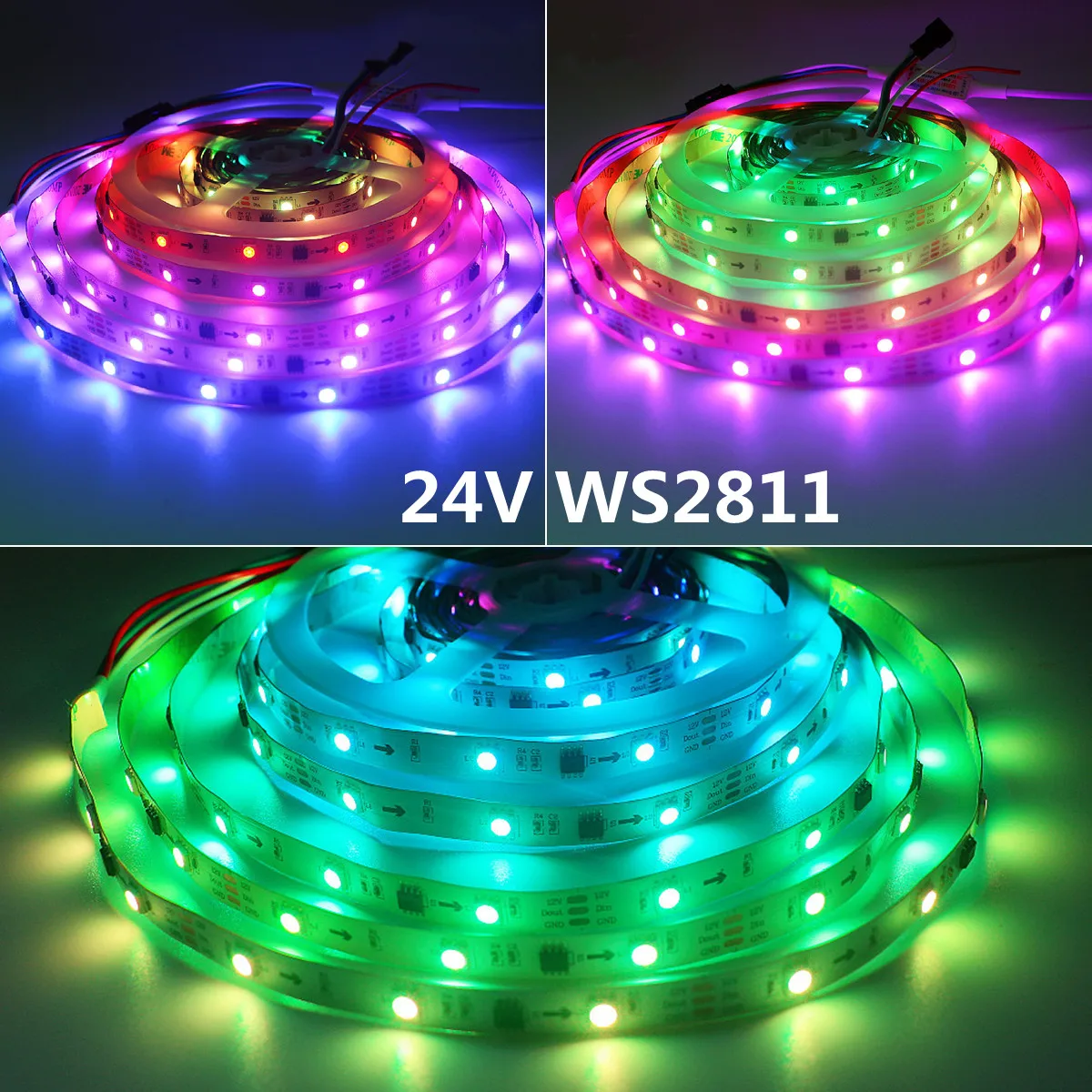 Светодиодная лента WS2811, 24 В, 5 м, цветная светодиодная лента Rgb 5050, гибкая адгезивная цифровая светодиодная ленсветильник Dream Color
Светодиодная лента WS2811, 24 В, 5 м, цветная светодиодная лента Rgb 5050, гибкая адгезивная цифровая светодиодная ленсветильник Dream Color