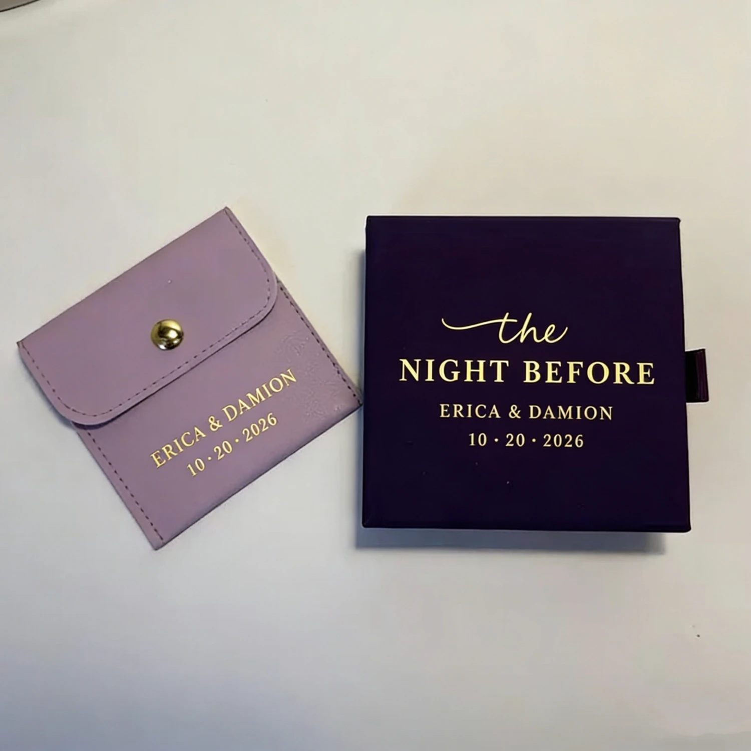 Wedding Favors Jewelry Packaging Set 20pcs Custom Logo Printed Luxury Box & Pouch
Wedding Favors Jewelry Packaging Set 20pcs Custom Logo Printed Luxury Box & Pouch