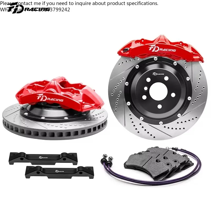 High Performance Racing Car Brake Kit Front 6 Big Pistons Caliper with 355*32mm 378*32mm 405*34mm Disc Size for HONDA Hyundai
High Performance Racing Car Brake Kit Front 6 Big Pistons Caliper with 355*32mm 378*32mm 405*34mm Disc Size for HONDA Hyundai