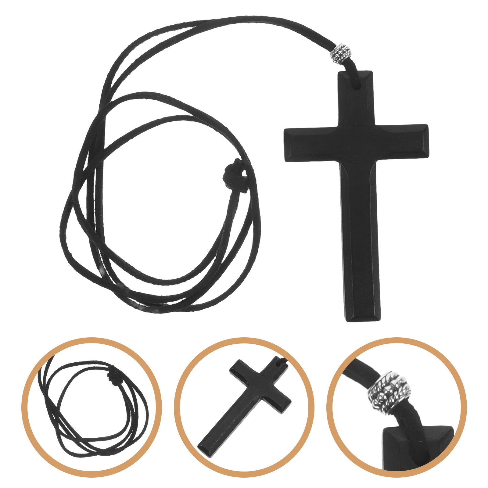 Wooden Hanging Car Accessories Hanging Black Crucifix Retro Handmade for Rearview Mirror Car Charm Accessories
Wooden Hanging Car Accessories Hanging Black Crucifix Retro Handmade for Rearview Mirror Car Charm Accessories