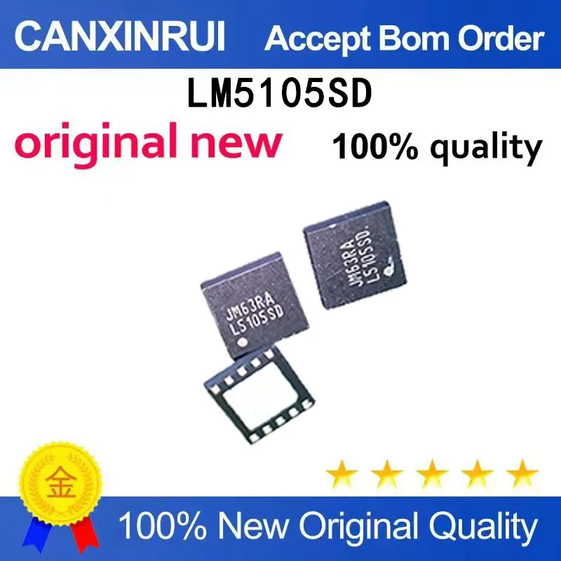 (5-100 pieces)LM5105SD/NOPB brand new original half bridge driver silk screen L5105SD WSON-10
(5-100 pieces)LM5105SD/NOPB brand new original half bridge driver silk screen L5105SD WSON-10