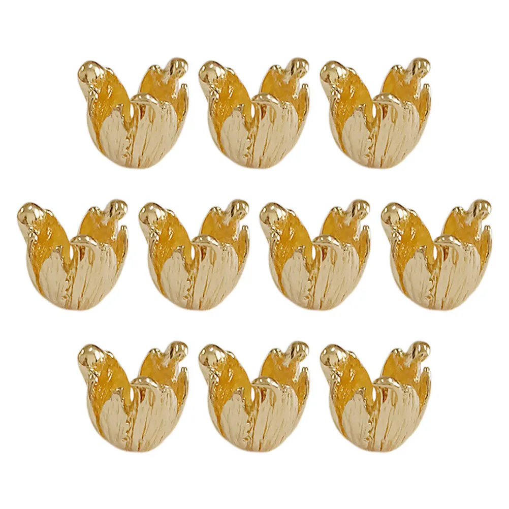 10Pcs Alloy Flower Spacer Bead Caps Jewelry Making Findings Hollow Floral Charms for Bracelets Necklaces Earrings 
10Pcs Alloy Flower Spacer Bead Caps Jewelry Making Findings Hollow Floral Charms for Bracelets Necklaces Earrings
