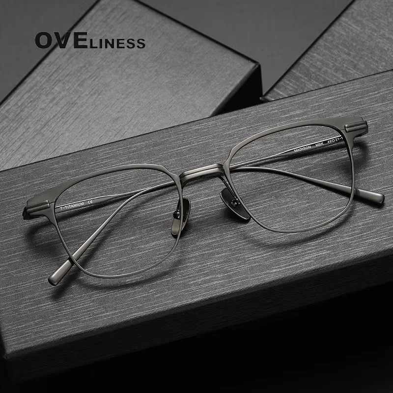 Vintage Pure Titanium optical Eyeglasses Frame for Men square Prescription Myopia Glasses Frame Women Retro Luxury Brand Eyewear
Vintage Pure Titanium optical Eyeglasses Frame for Men square Prescription Myopia Glasses Frame Women Retro Luxury Brand Eyewear