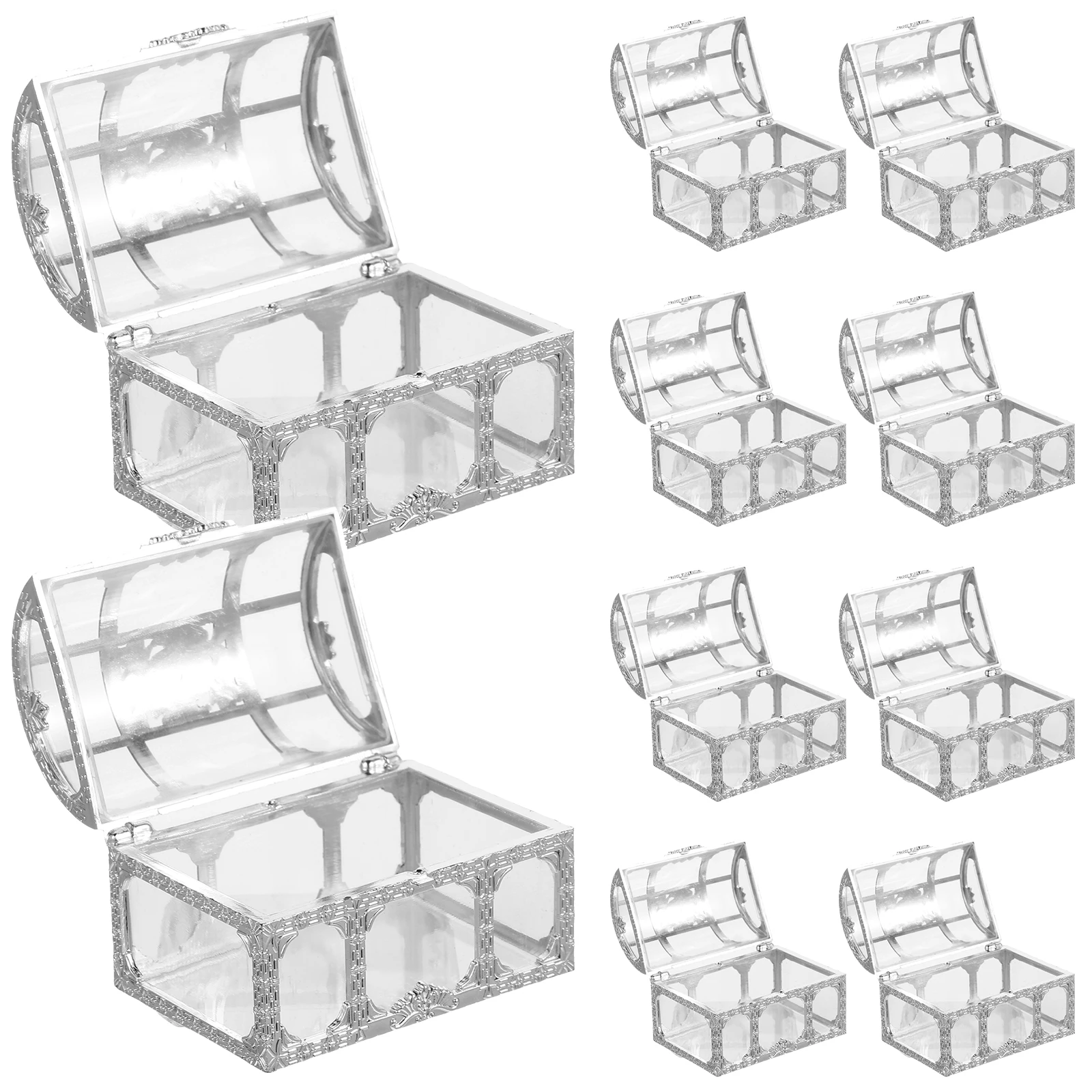 10pcs Candy Boxes Clear Plastic Durable Storage Containers Wedding Party Favor Decoration Treasure Gift Box Holder
10pcs Candy Boxes Clear Plastic Durable Storage Containers Wedding Party Favor Decoration Treasure Gift Box Holder
