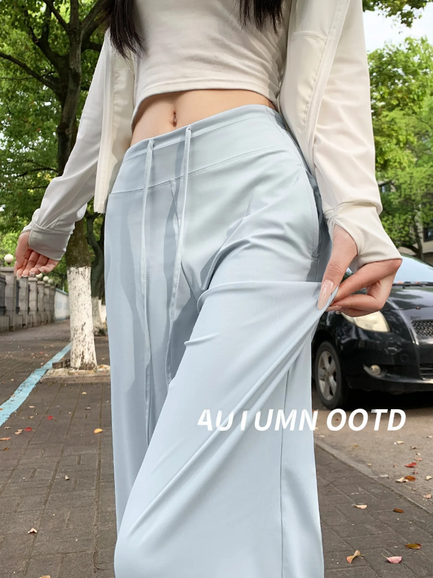 Ice Silk Wide Leg Pants Women's Summer Thin High Waist Straight Cut Loose Casual Sun Protection Pants Slimming Draping
Ice Silk Wide Leg Pants Women's Summer Thin High Waist Straight Cut Loose Casual Sun Protection Pants Slimming Draping